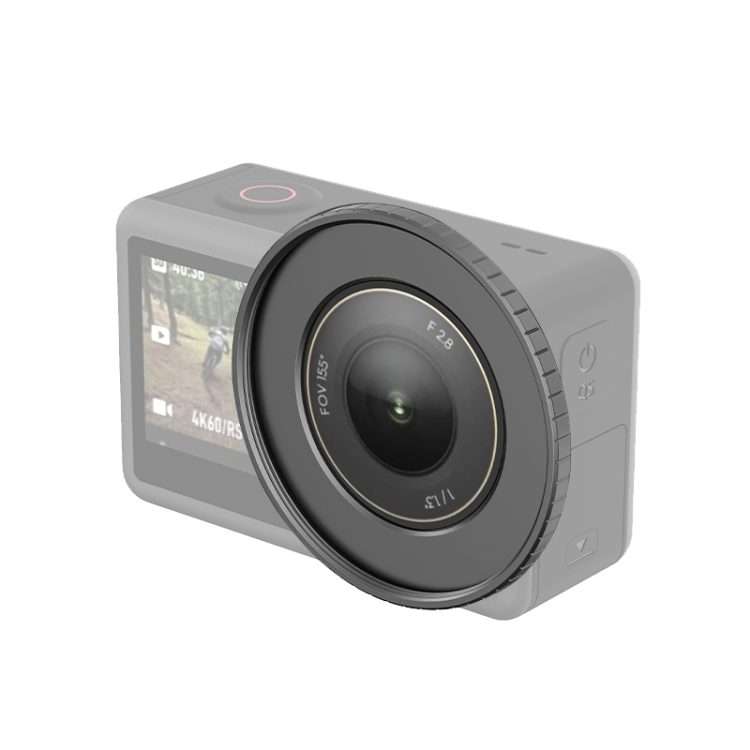 For DJI Action 5 Pro / 4 PULUZ Filter Holder Metal Protective Filter Frame (Black)