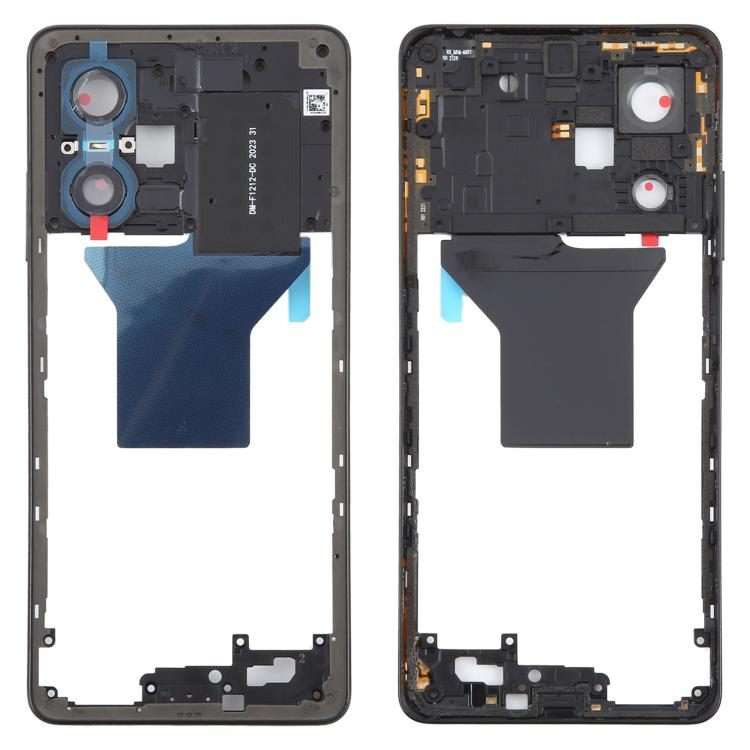 For Xiaomi Redmi Note 12 Pro 5G Original Middle Frame Bezel Plate (Black)
