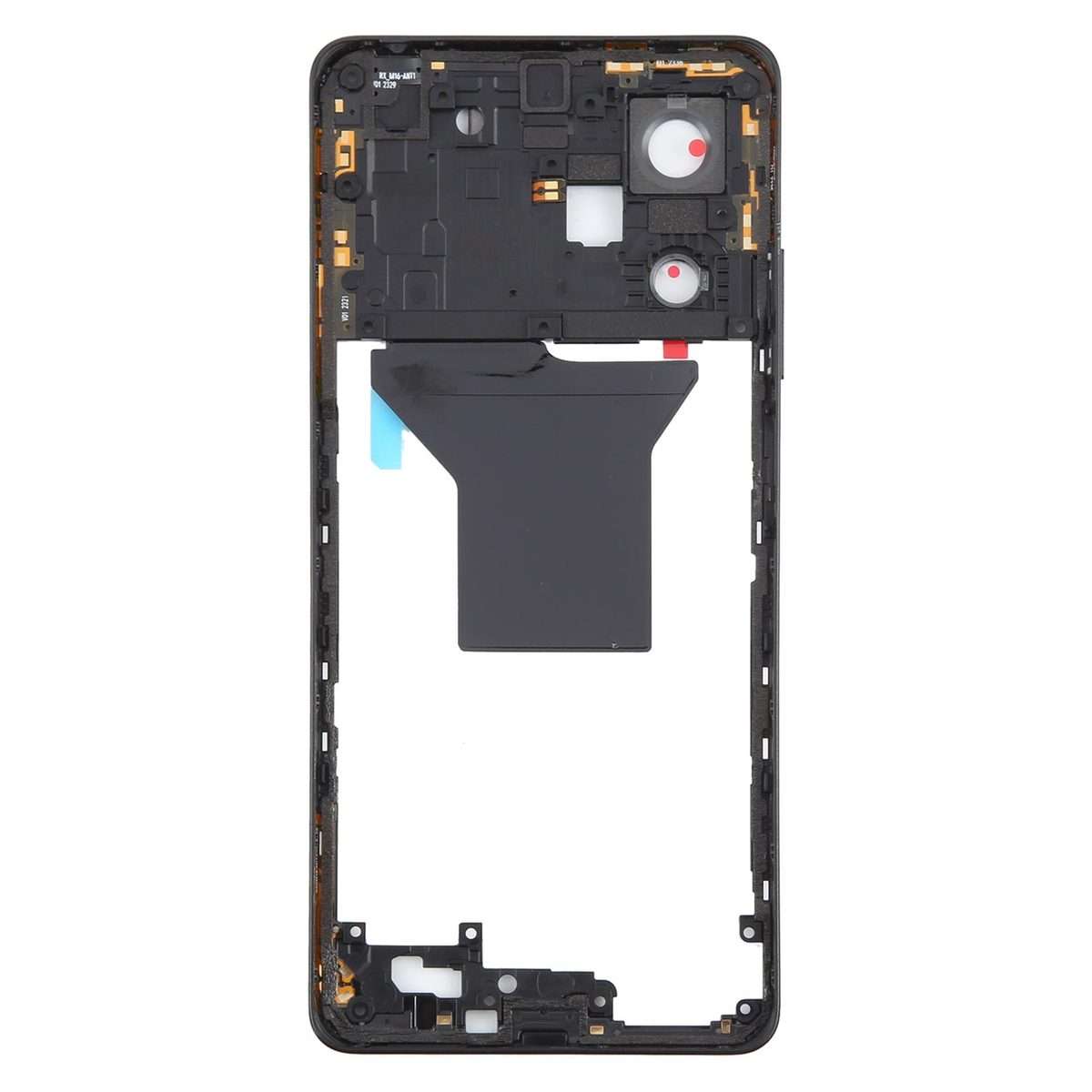 For Xiaomi Redmi Note 12 Pro 5G Original Middle Frame Bezel Plate (Black)