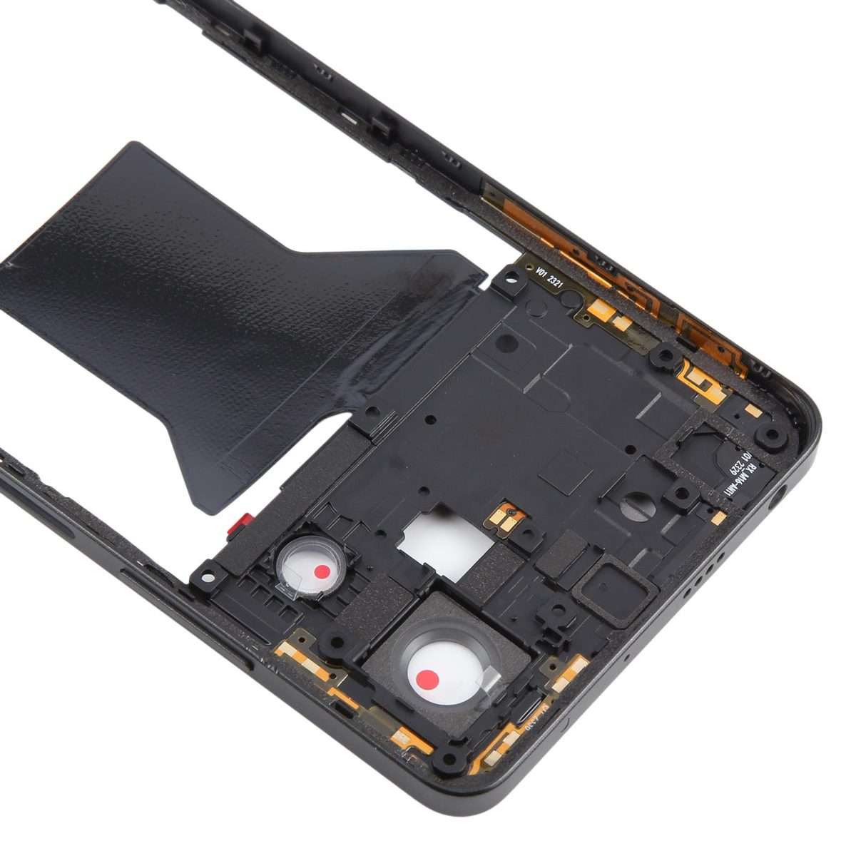 For Xiaomi Redmi Note 12 Pro 5G Original Middle Frame Bezel Plate (Black)