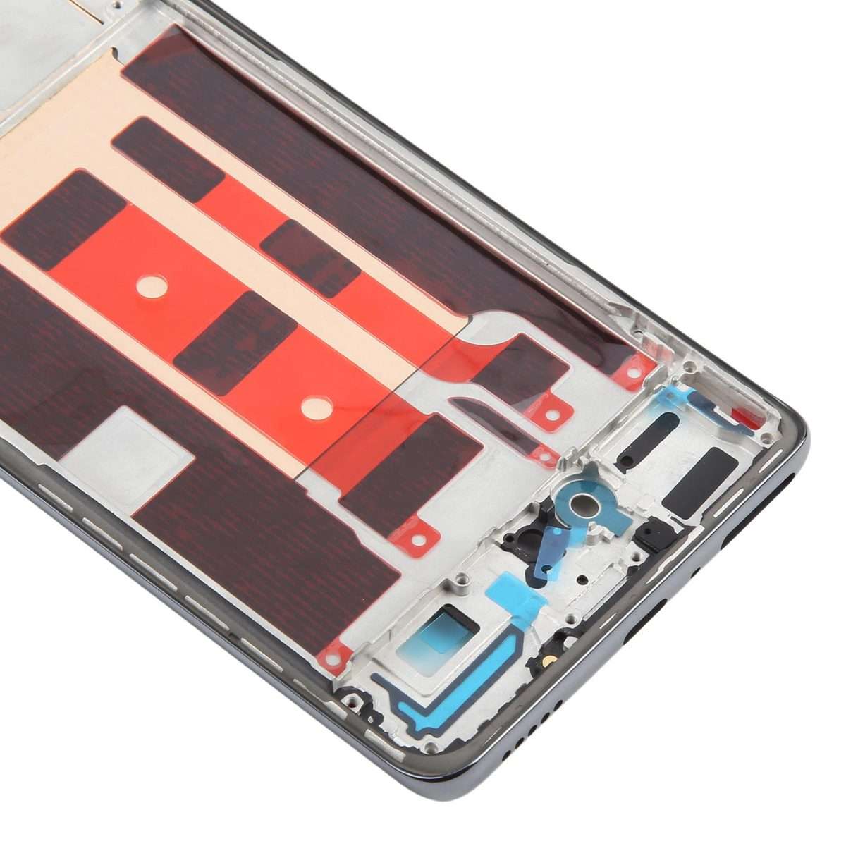 For OPPO Reno11 Pro Global CPH2607 Middle Frame Bezel Plate (Black)