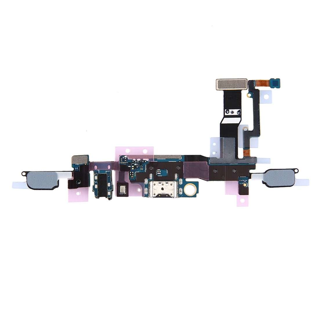 For Galaxy C5 Pro / C5010 Charging Port + Home Button + Earphone Jack Flex Cable