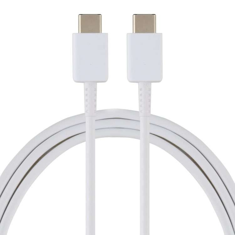 33W 6A USB-C / Type-C Male to USB-C / Type-C Male Fast Charging Data Cable for Samsung ... (White)