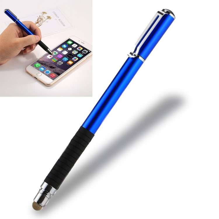 Universal 2 in 1 Multifunction Round Thin Tip Capacitive Touch Screen Stylus Pen