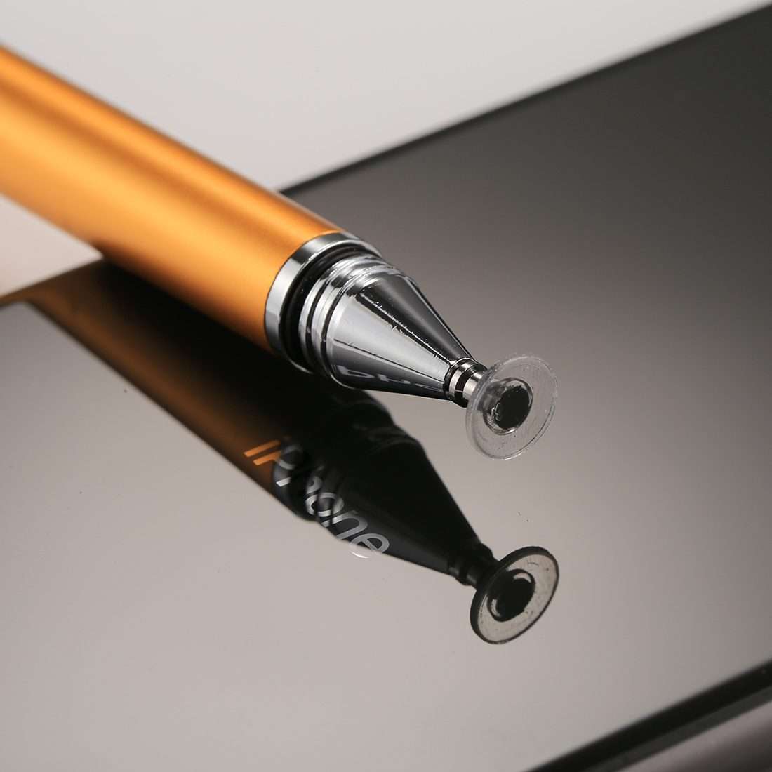 Universal 2 in 1 Multifunction Round Thin Tip Capacitive Touch Screen Stylus Pen