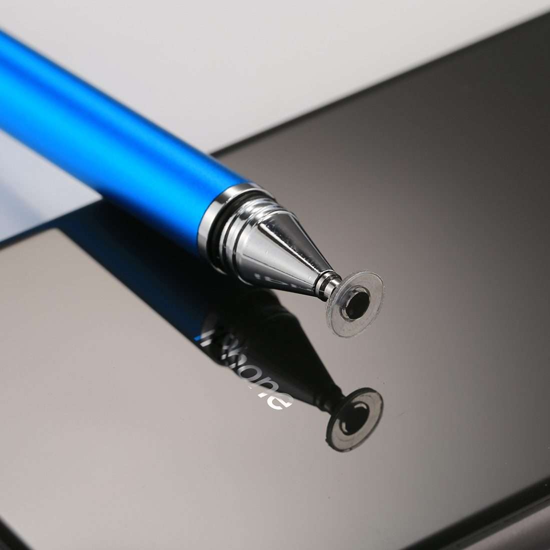 Universal 2 in 1 Multifunction Round Thin Tip Capacitive Touch Screen Stylus Pen