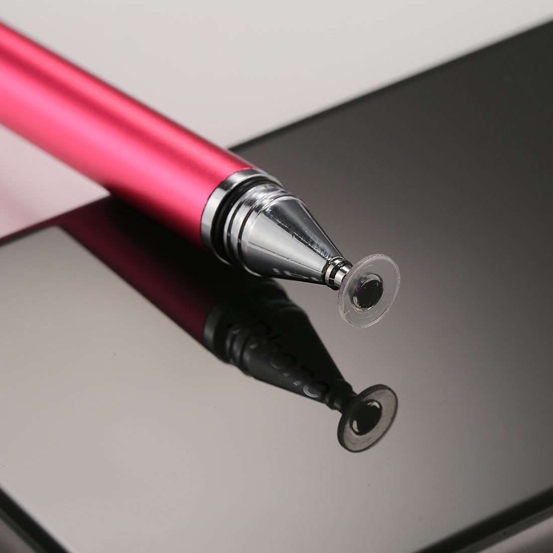 Universal 2 in 1 Multifunction Round Thin Tip Capacitive Touch Screen Stylus Pen