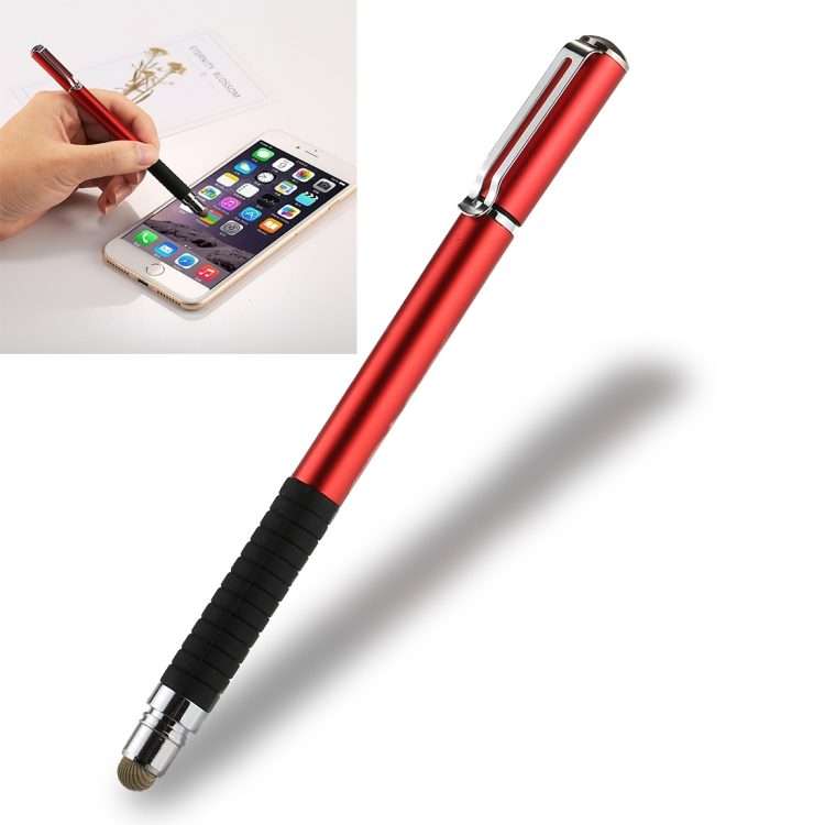 Universal 2 in 1 Multifunction Round Thin Tip Capacitive Touch Screen Stylus Pen