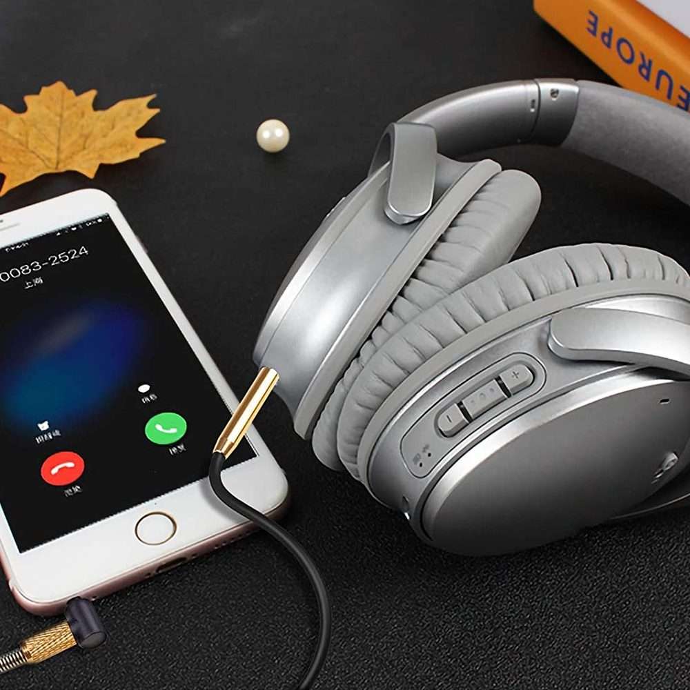 zs0110 For AKG Y40 & Creative Aurvana Live2 & Bose QC25 Standard Version 2.5mm to 3.5mm Earphone C