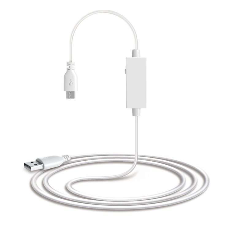 OTG-Y-03 USB 2.0 Male to Micro USB Male + USB Female OTG Charging Data Cable for Andro ... (White)