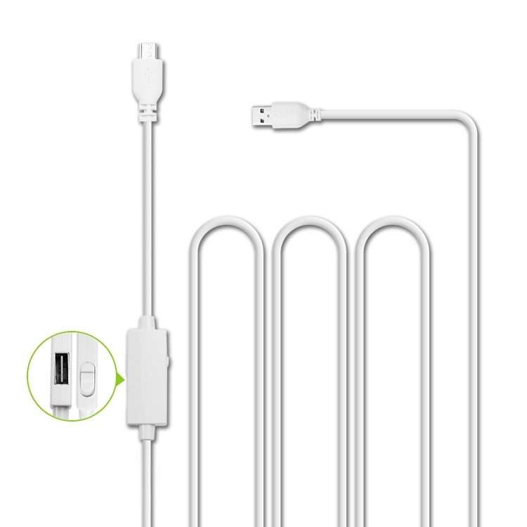 OTG-Y-03 USB 2.0 Male to Micro USB Male + USB Female OTG Charging Data Cable for Andro ... (White)