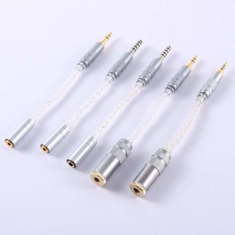 ZS0021 3.5mm Male to 2.5mm Female Balance Adapter Cable (Silver)