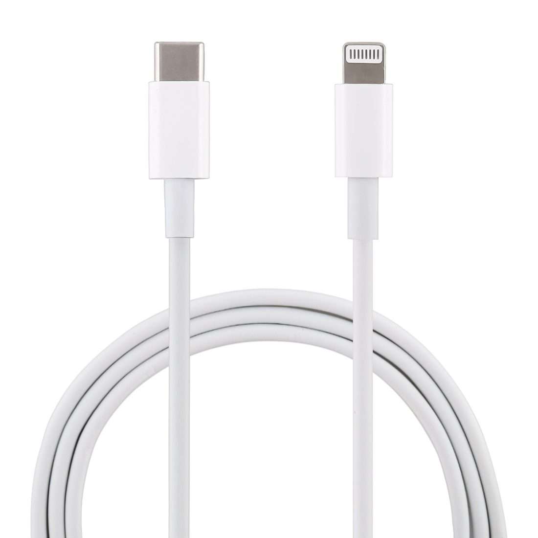 20W 9V/2A 1M USB-C / Type-C to 8 Pin PD Fast Charging Cable for iPhone, iPad, Cable Le ... (White)