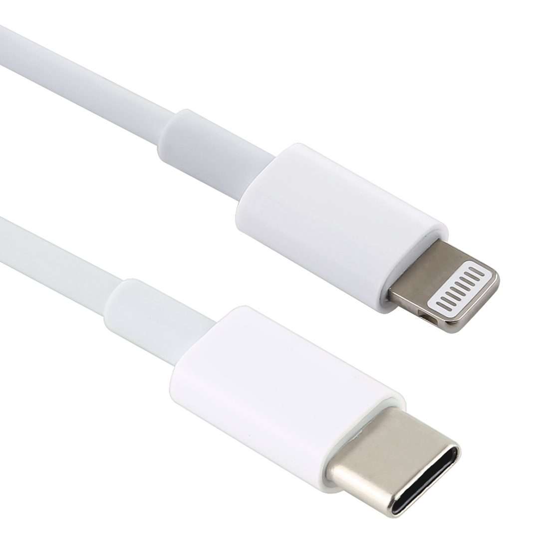 20W 9V/2A 1M USB-C / Type-C to 8 Pin PD Fast Charging Cable for iPhone, iPad, Cable Le ... (White)
