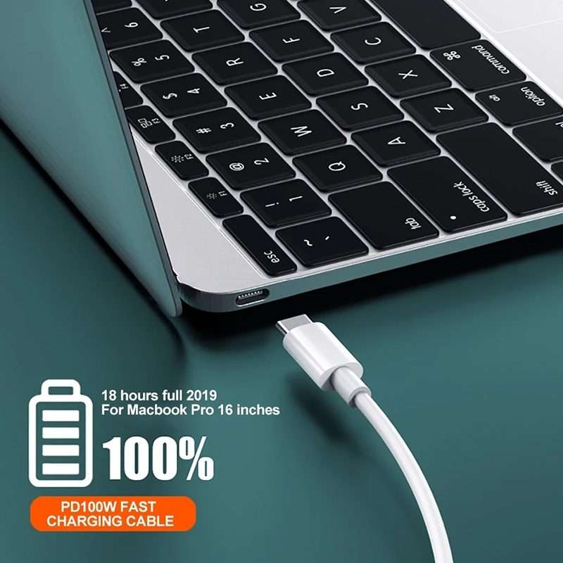 Original Xiaomi 6A USB-C / Type-C to USB-C / Type-C Fast Charging Data Cable, Length: 1m