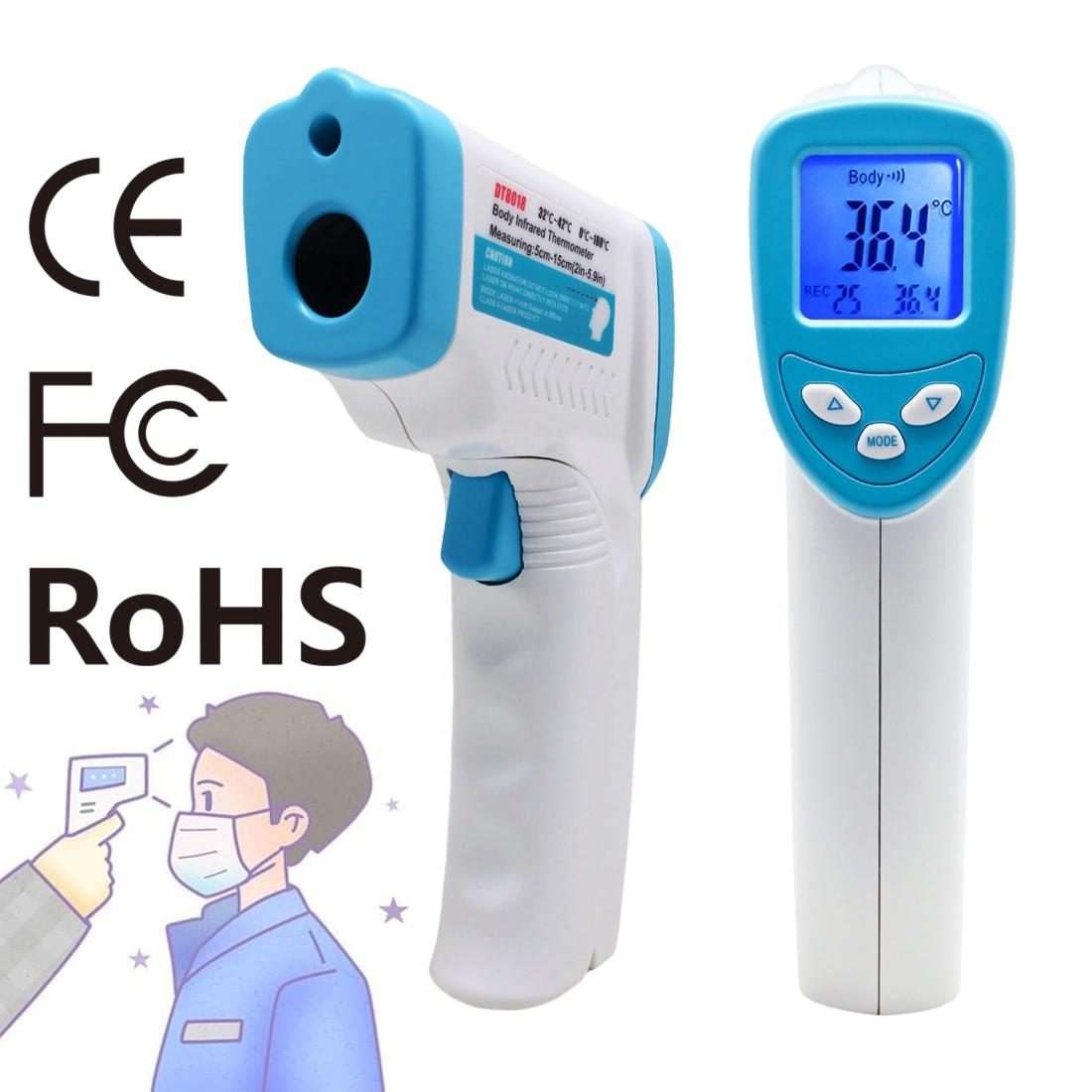DT8018 Non-contact Forehead Body Infrared Thermometer, Temperature Range: 32.0 Degree C - 42.5 Deg