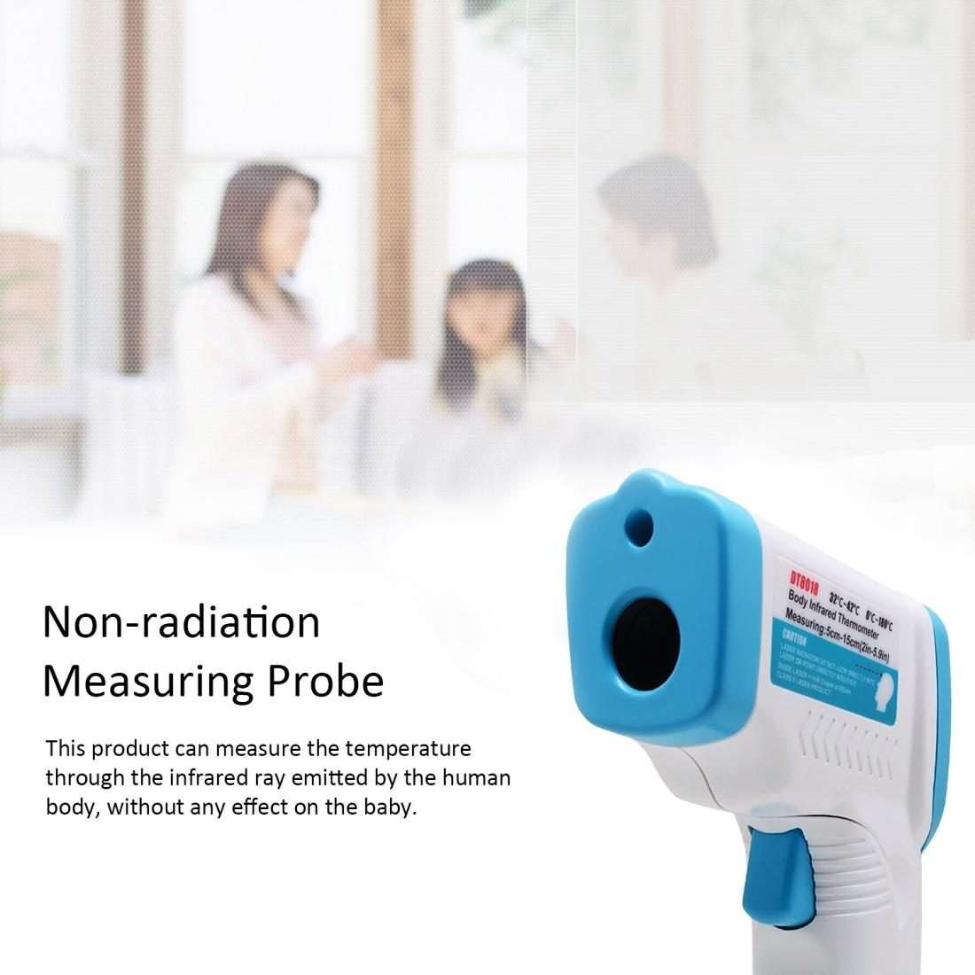 DT8018 Non-contact Forehead Body Infrared Thermometer, Temperature Range: 32.0 Degree C - 42.5 Deg