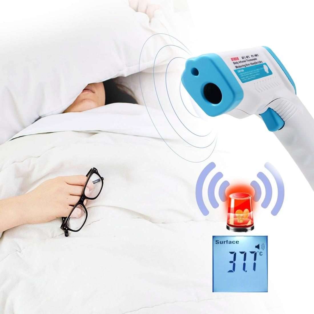 DT8018 Non-contact Forehead Body Infrared Thermometer, Temperature Range: 32.0 Degree C - 42.5 Deg
