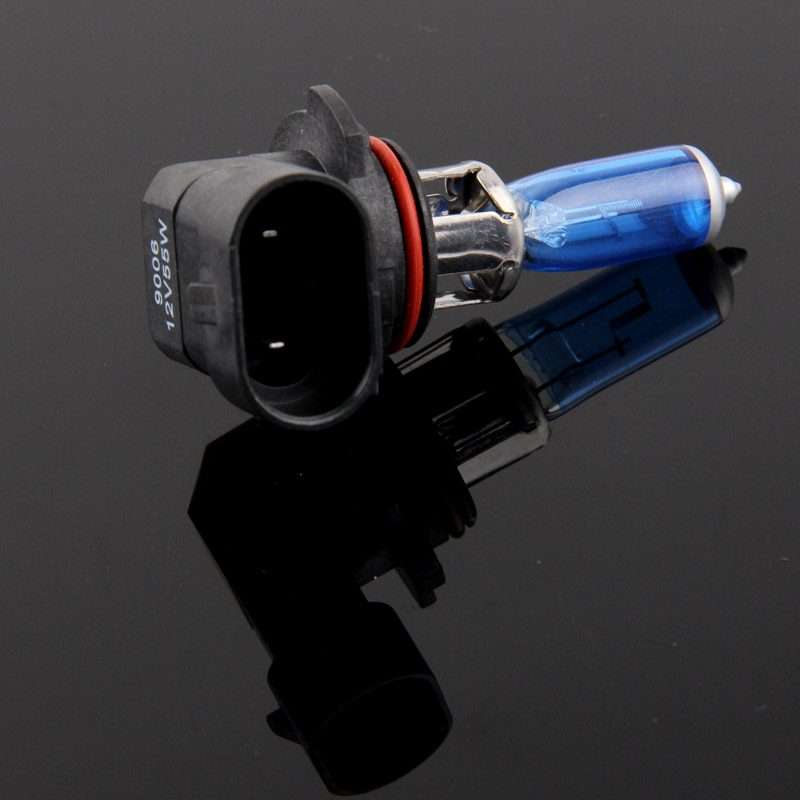 Halogen Bulb, Super White Car Headlight Bulb, 12 V / 55W, 6000K 1700 LM (Pair)