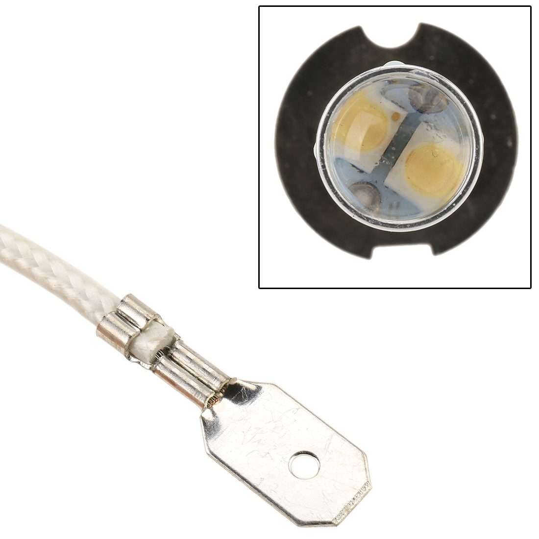 H3 50W 600LM 5500K White Light 10 SMD-2828-LEDs Car Foglight , Constant Current ... (White Light)