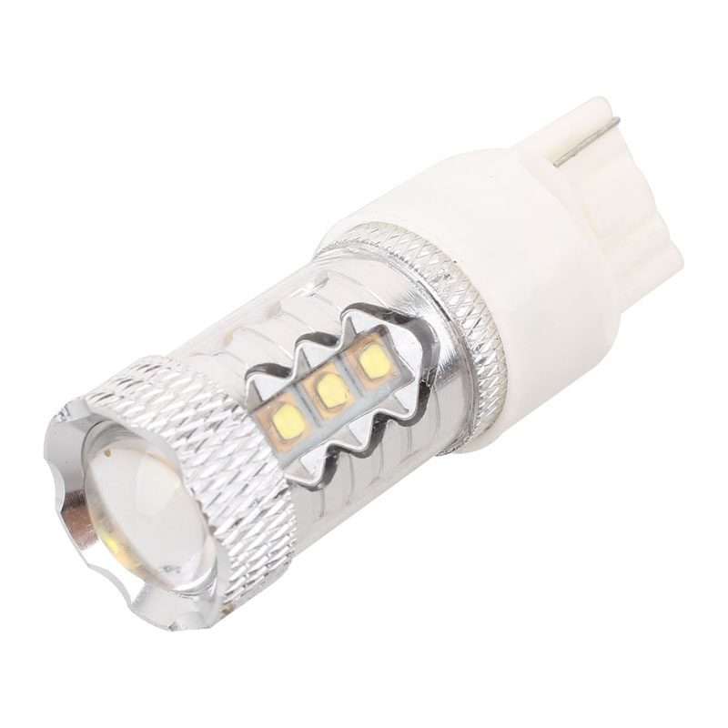 T20/7440 Single Wire 80W 800LM 6500K White Light 16-3535-LEDs Car Foglight, Constant Current , DC1