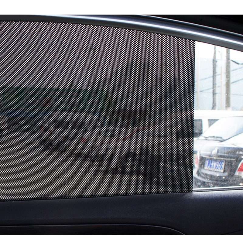 2 PCS Car Styling UV Protection Electrostatic Stickers