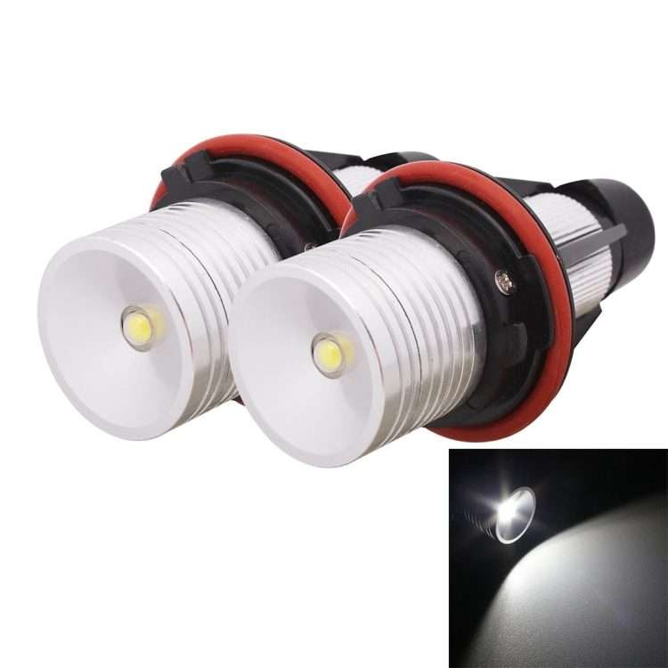 MZ E39 3W 240LM LED Super Bright Car Angel Eyes White Daytime Running Marker Light for BMW E39, DC