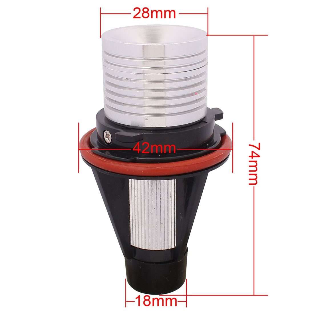 MZ E39 3W 240LM LED Super Bright Car Angel Eyes White Daytime Running Marker Light for BMW E39, DC