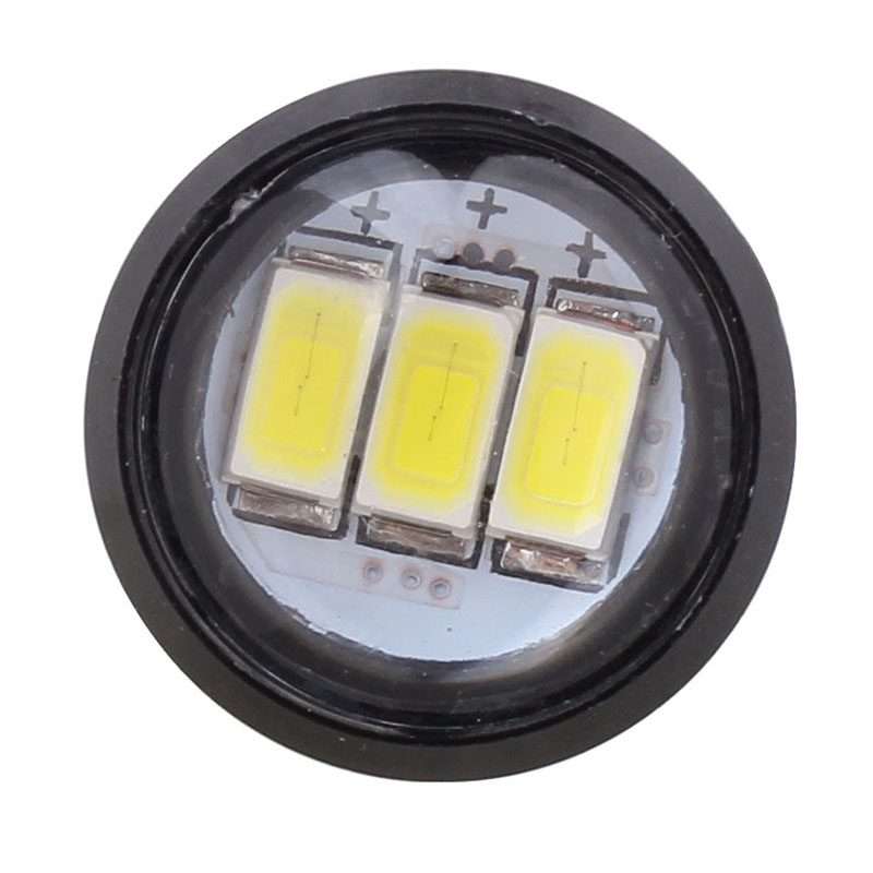 2 PCS MZ 22.5mm 1.5W 150LM White Light 3 LED SMD 5630 Spotlight Eagle Eye Light Daytime Running Li