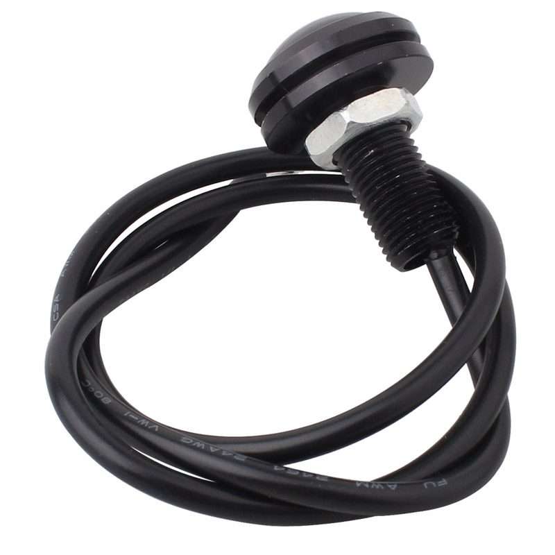 2 PCS 22.5mm 2W 200LM White + Yellow Light 4 LED SMD 5630 Eagle Eye Car Steering Light ... (Black)