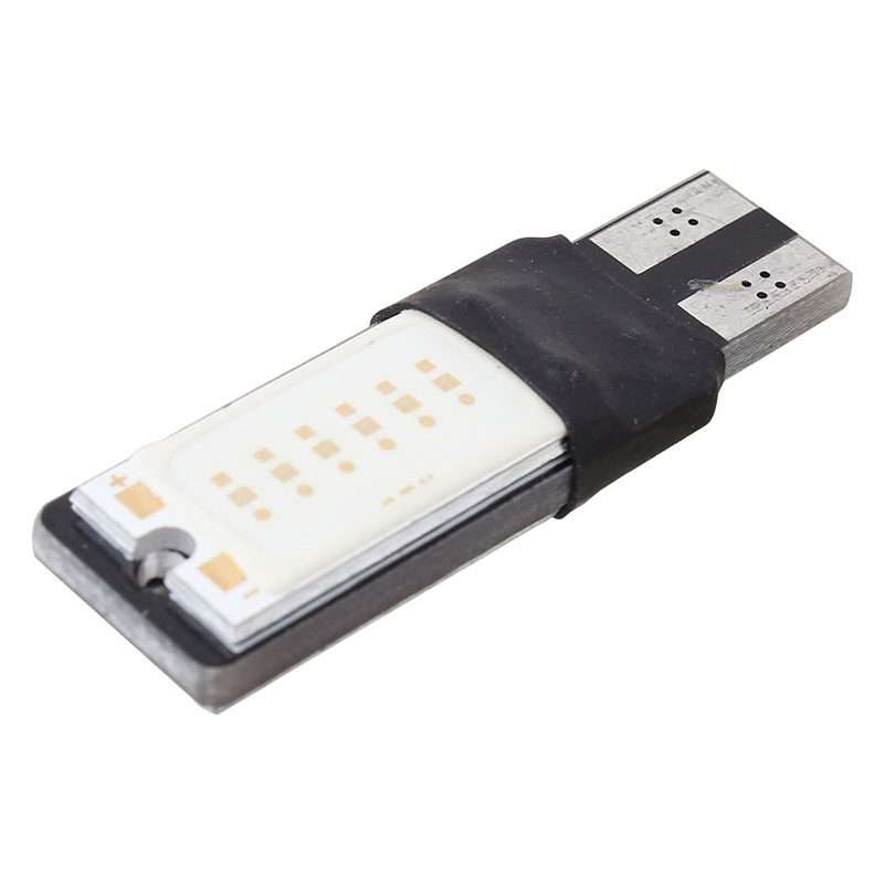 2 PCS T10 6W 180LM Blue Light Double-Faced 2 COB LED Decode Canbus Error-Free Car Clearnce Reading