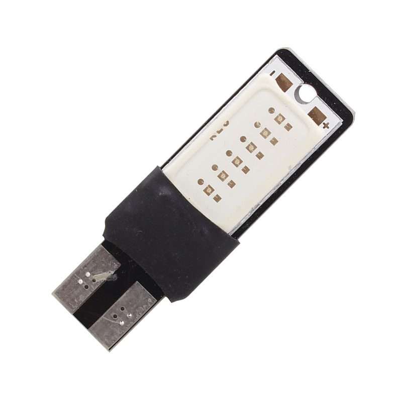 2 PCS T10 6W 180LM Blue Light Double-Faced 2 COB LED Decode Canbus Error-Free Car Clearnce Reading