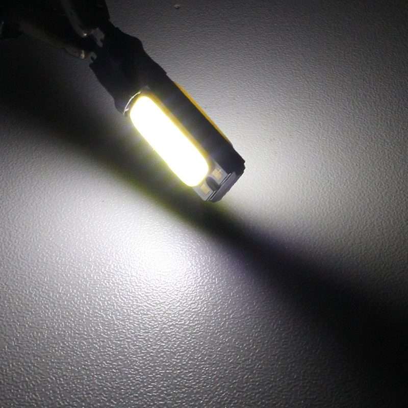 2 PCS T10 6W 180LM White Light Double-Faced 2 COB LED Decode Canbus Error-Free Car Clearnce Readin