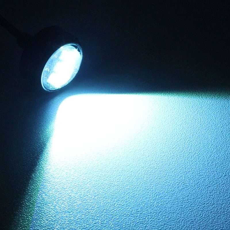2 PCS 22.5mm 1.5W 150LM Ice Blue Light 3 LED SMD 5630 Spotlight Eagle Eye Light Daytime Running Li
