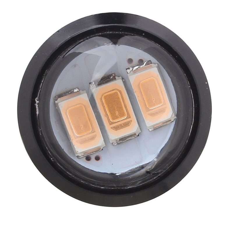 2 PCS 22.5mm 1.5W 150LM Pink Light 3 LED SMD 5630 Spotlight Eagle Eye Light Daytime Running Light
