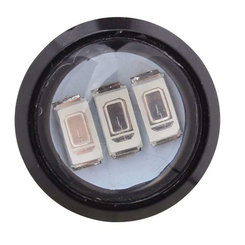 2 PCS 22.5mm 1.5W 150LM Red Light 3 LED SMD 5630 Spotlight Eagle Eye Light Daytime Running Light f