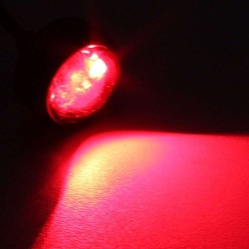 2 PCS 22.5mm 1.5W 150LM Red Light 3 LED SMD 5630 Spotlight Eagle Eye Light Daytime Running Light f