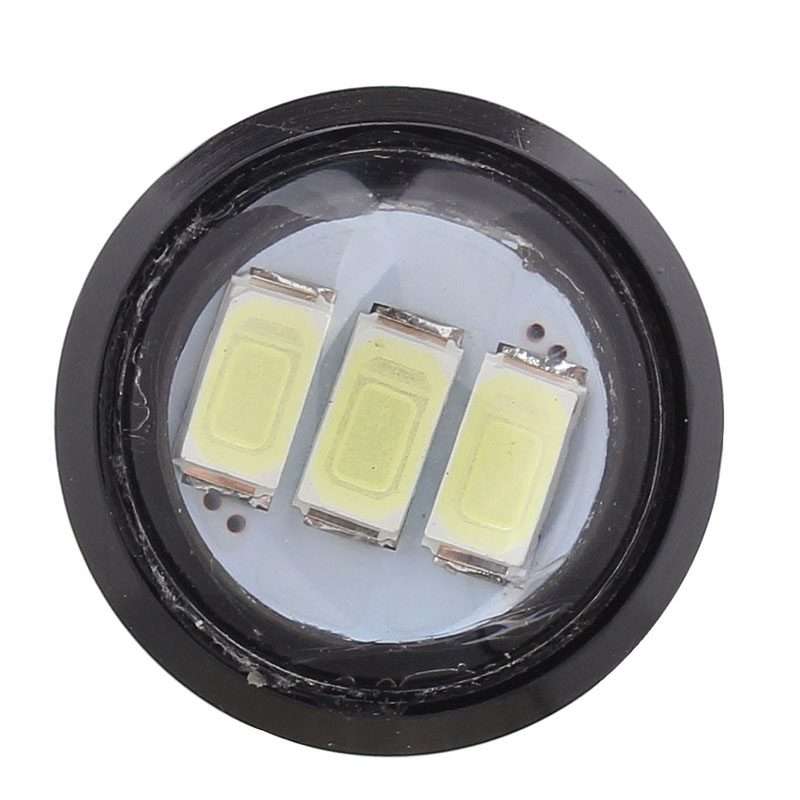 2 PCS 22.5mm 1.5W 150LM White Light 3 LED SMD 5630 Spotlight Eagle Eye Light Daytime Running Light
