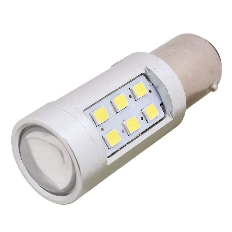 2PCS 1157/BAY15D 4.2W 630LM White Light 21 LED 2835 SMD Car Brake Light Steering Light Bulb, DC 12