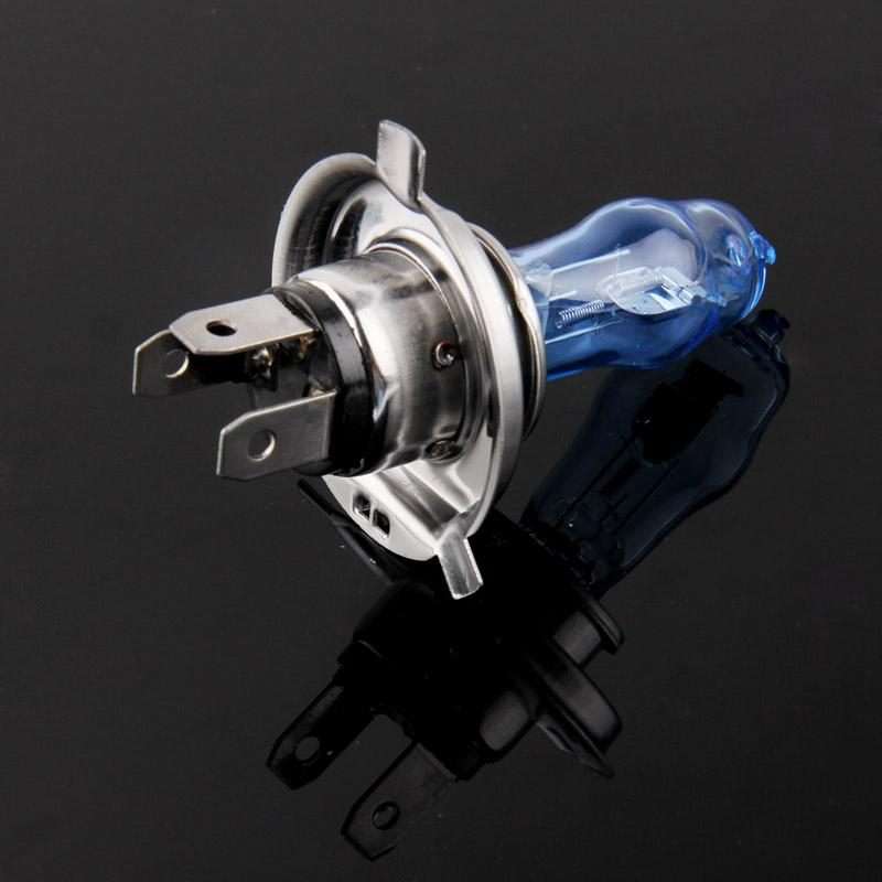 HOD H4 Halogen Bulb, Super White Car Headlight Bulb, 12 V, 90 /100W, 6000K 2400 LM (Pair)