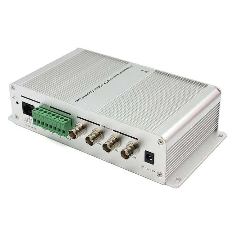 4 Channel Active UTP Video Transmitter(Silver)