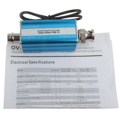 Male to Female BNC Interface Video CCTV Surge Arrester