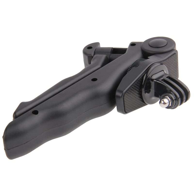 Portable Folding Desktop Stand Rotation Tripod For GoPro, Insta360, DJI and Other Acti ... (Black)