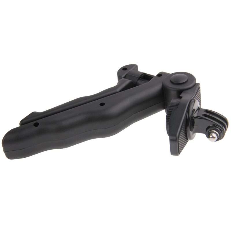 Portable Folding Desktop Stand Rotation Tripod For GoPro, Insta360, DJI and Other Acti ... (Black)