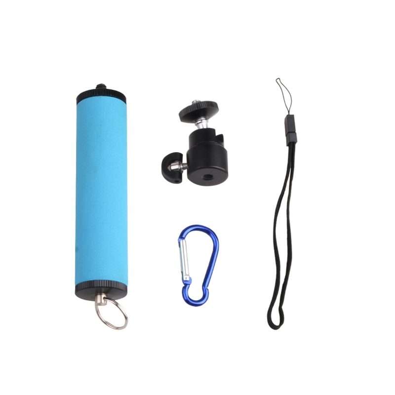 LED Flash Light Holder Sponge Steadicam Handheld Monopod with Gimbal for SLR Camera(Blue)