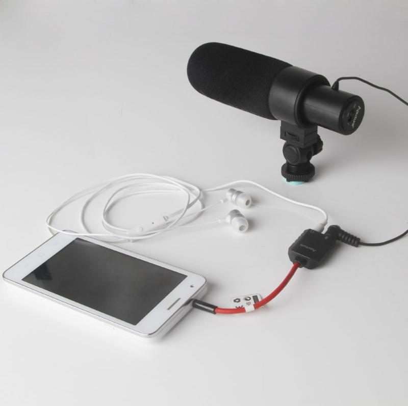 Aputure 3.5mm Audio Y Male to 2 Female Headset Mic Splitter Cable