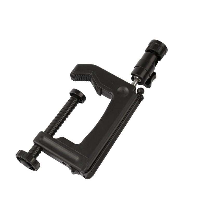 Desktop Fixed Clamp Holder Mount with Tripod Adapter for GoPro, Insta360, DJI and Other Action Cam