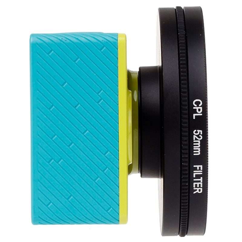 52mm CPL Filter Circular Polarizer Lens Filter with Cap for Xiaomi Xiaoyi 4K+ / 4K, Xiaoyi Lite, X