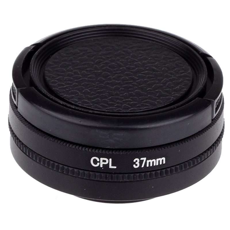 37mm CPL Filter Circular Polarizer Lens Filter with Cap for Xiaomi Xiaoyi 4K+ / 4K, Xiaoyi Lite, X