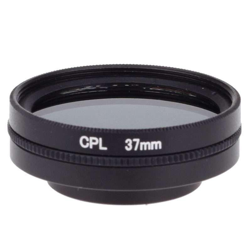 37mm CPL Filter Circular Polarizer Lens Filter with Cap for Xiaomi Xiaoyi 4K+ / 4K, Xiaoyi Lite, X